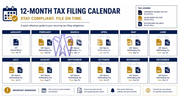 Tax and Accounting Indonesia compliance calendar for foreign-owned companies