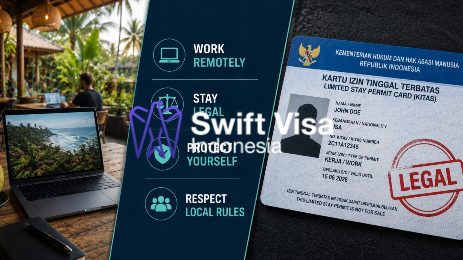 Working remotely in Bali legally 2026 — E33G remote worker visa guide for digital nomads